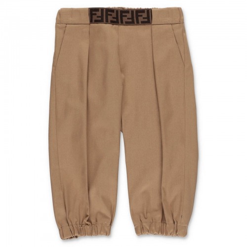 Fendi Kids Fendi Kids FF Motif Elastic Waist Pants